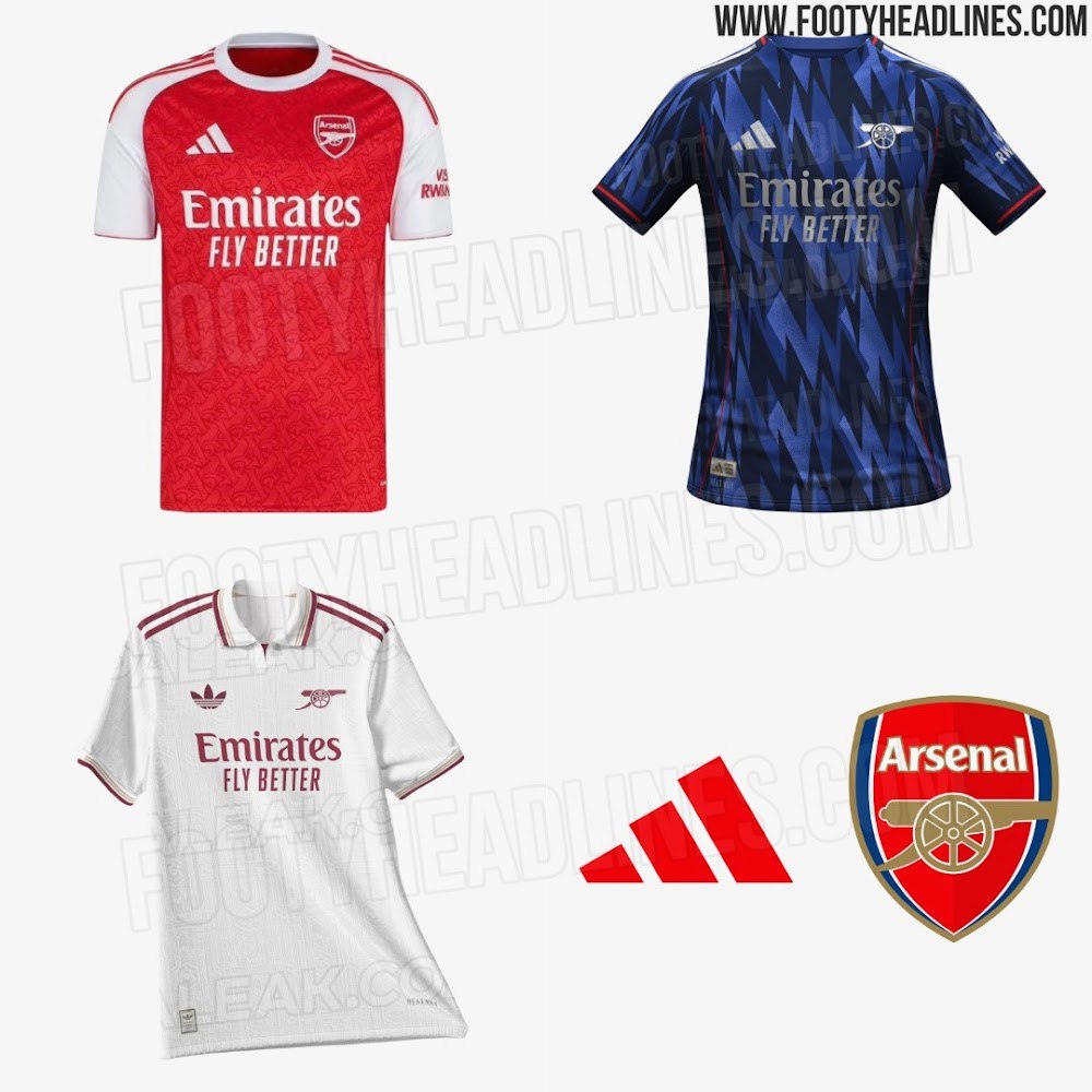 ชุดแข่งอาร์เซนอลวันนี้ ฤดูกาล 2025-26 เสื้อทีมเหย้าและทีมเยือน