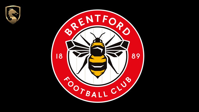 โลโก้สโมสรเบรนท์ฟอร์ด วันนี้ Brentford FC ทีมฟุตบอลพรีเมียร์ลีก อังกฤษ