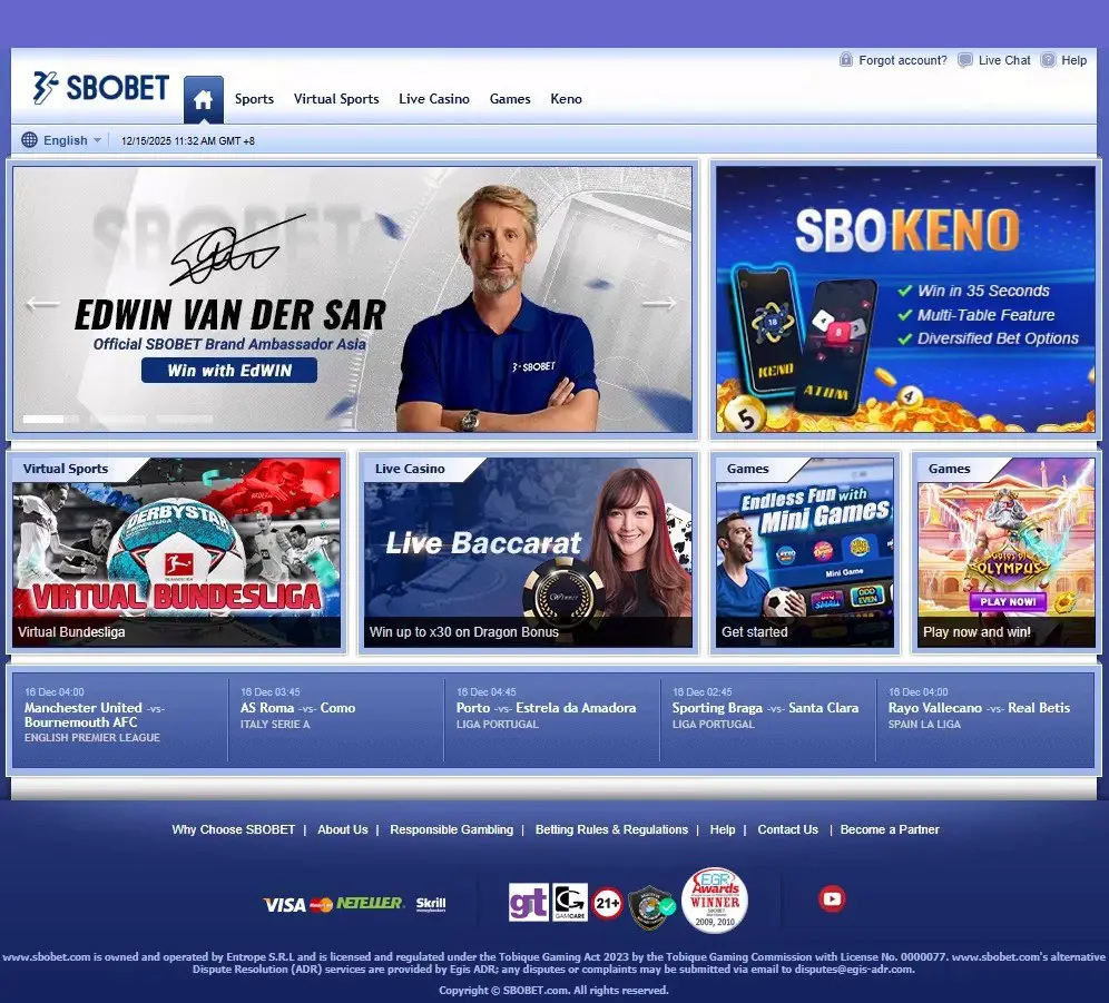 หน้าเว็บไซต์ SBOBET88 เว็บแทงบอลออนไลน์ยอดนิยม รวมข้อมูลสมัคร ฝากถอน และรีวิวการใช้งาน