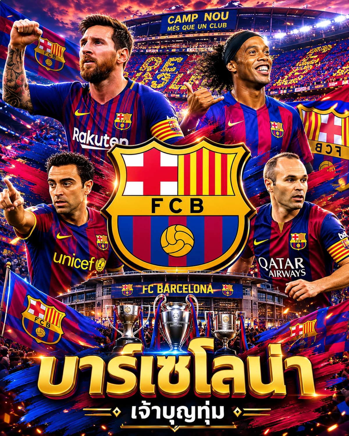 วิเคราะห์บอลบาร์เซโลน่า เจาะลึกข้อมูลและฟอร์มของเจ้าบุญทุ่ม
