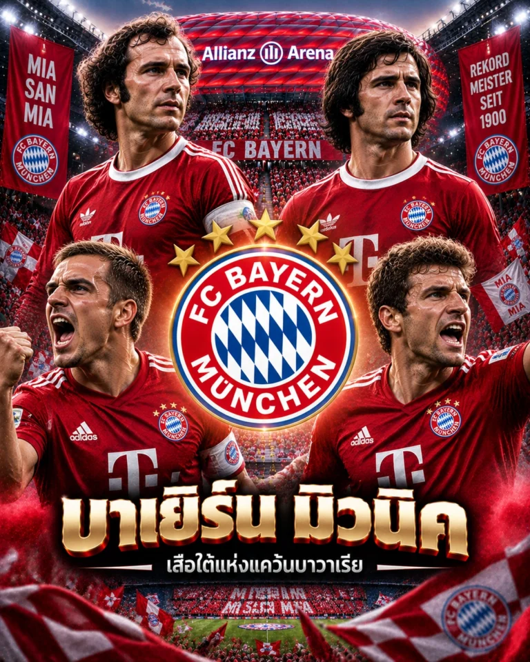 วิเคราะห์บอลบาเยิร์นมิวนิค เจาะลึกข้อมูลของบาเยิร์นมิวนิค
