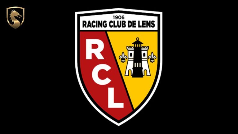 โลโก้ทีมฟุตบอล ล็องส์ RC Lens จากลีกเอิง ฝรั่งเศส