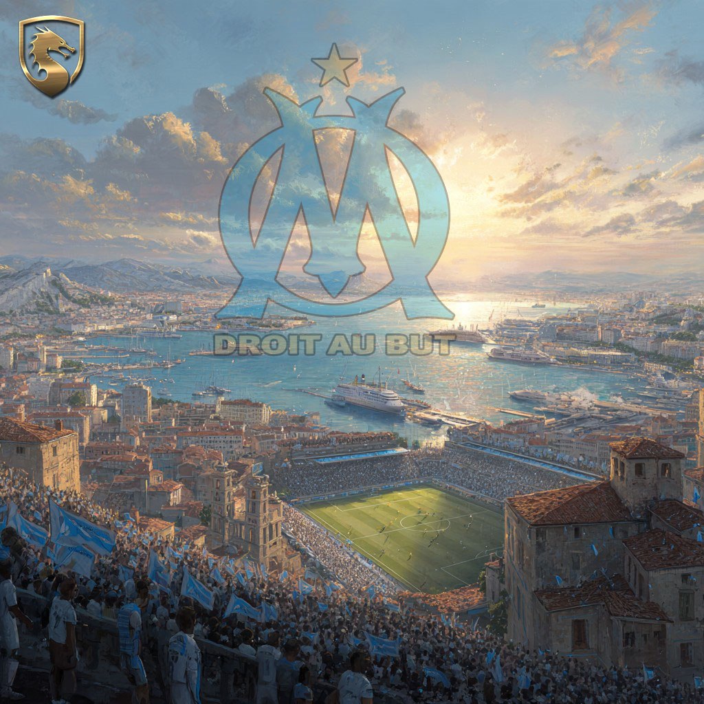 เมืองมาร์กเซย กับโลโก้สโมสร มาร์กเซย วิเคราะห์ ก่อนเกมลีกเอิง