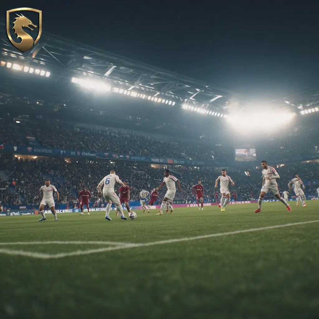 ลียง ลงสนามในเกมลีกเอิง ฝรั่งเศส ภาพบรรยากาศการแข่งขันฟุตบอลของ Olympique Lyonnais