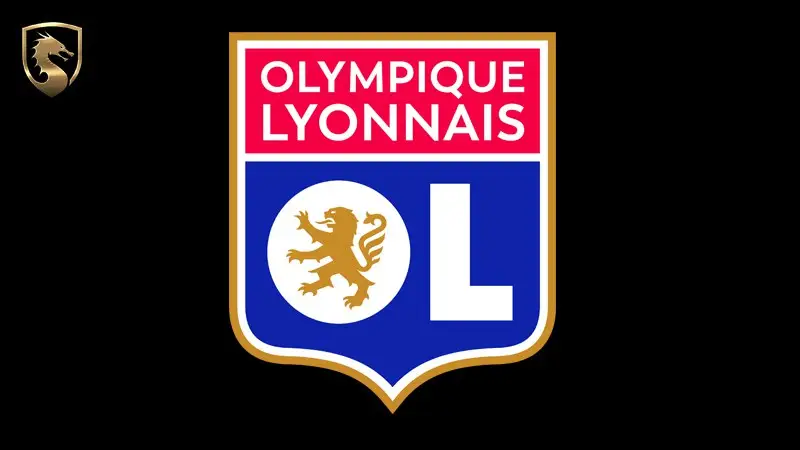 โลโก้สโมสรลียง Olympique Lyonnais ทีมฟุตบอลจากลีกเอิง ฝรั่งเศส