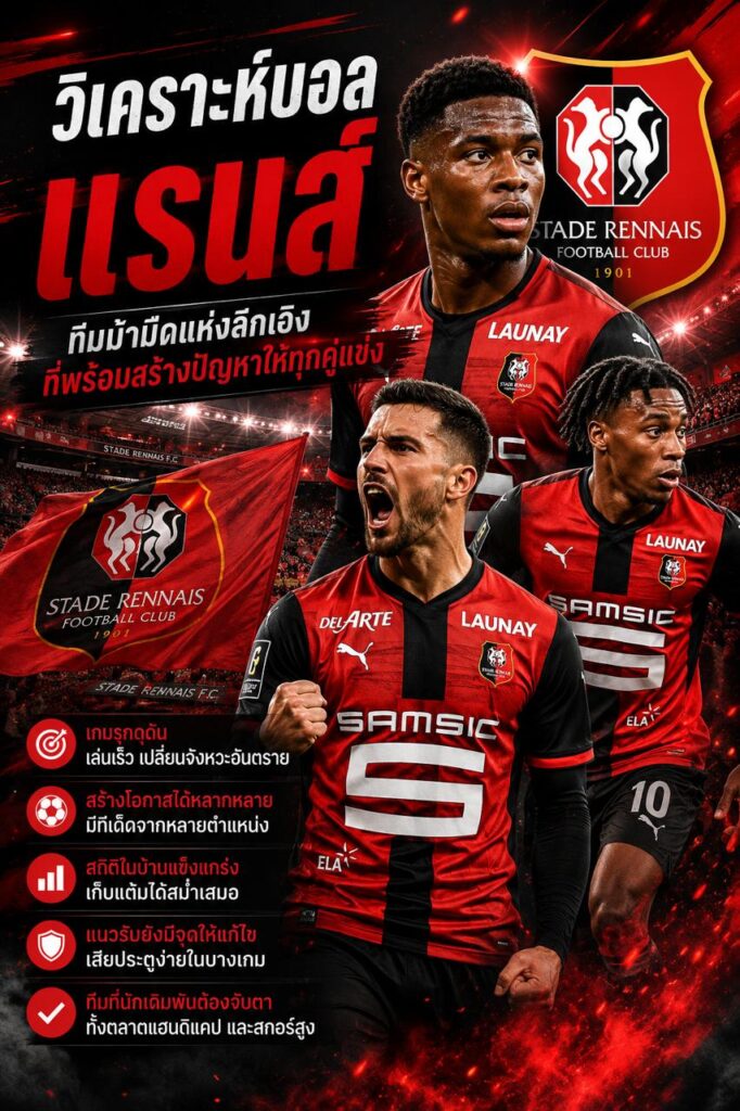 วิเคราะห์บอลแรนส์ เจาะลึกสถิติ จุดแข็ง จุดอ่อน และแนวโน้มการเดิมพัน