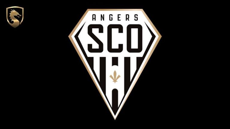 โลโก้สโมสรอองเช่ร์ Angers SCO สำหรับบทความวิเคราะห์บอลอองเช่ร์