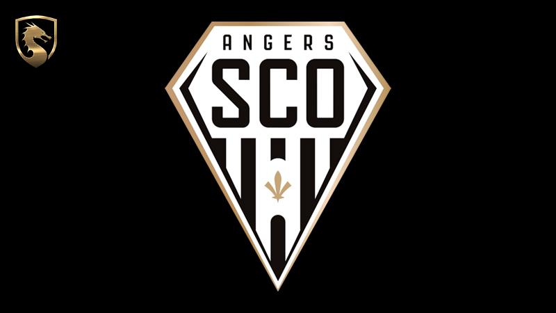 โลโก้สโมสรอองเช่ร์ Angers SCO สำหรับบทความวิเคราะห์บอลอองเช่ร์