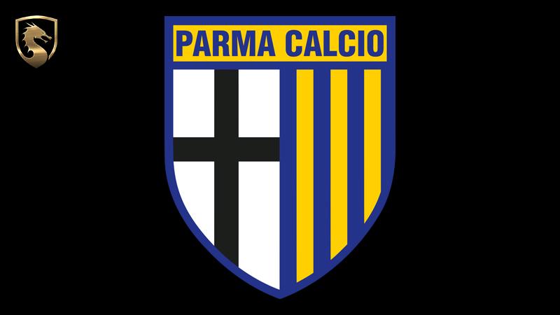 โลโก้สโมสรปาร์ม่า Parma Calcio ทีมฟุตบอลจากอิตาลี ประกอบบทความวิเคราะห์บอลปาร์ม่า